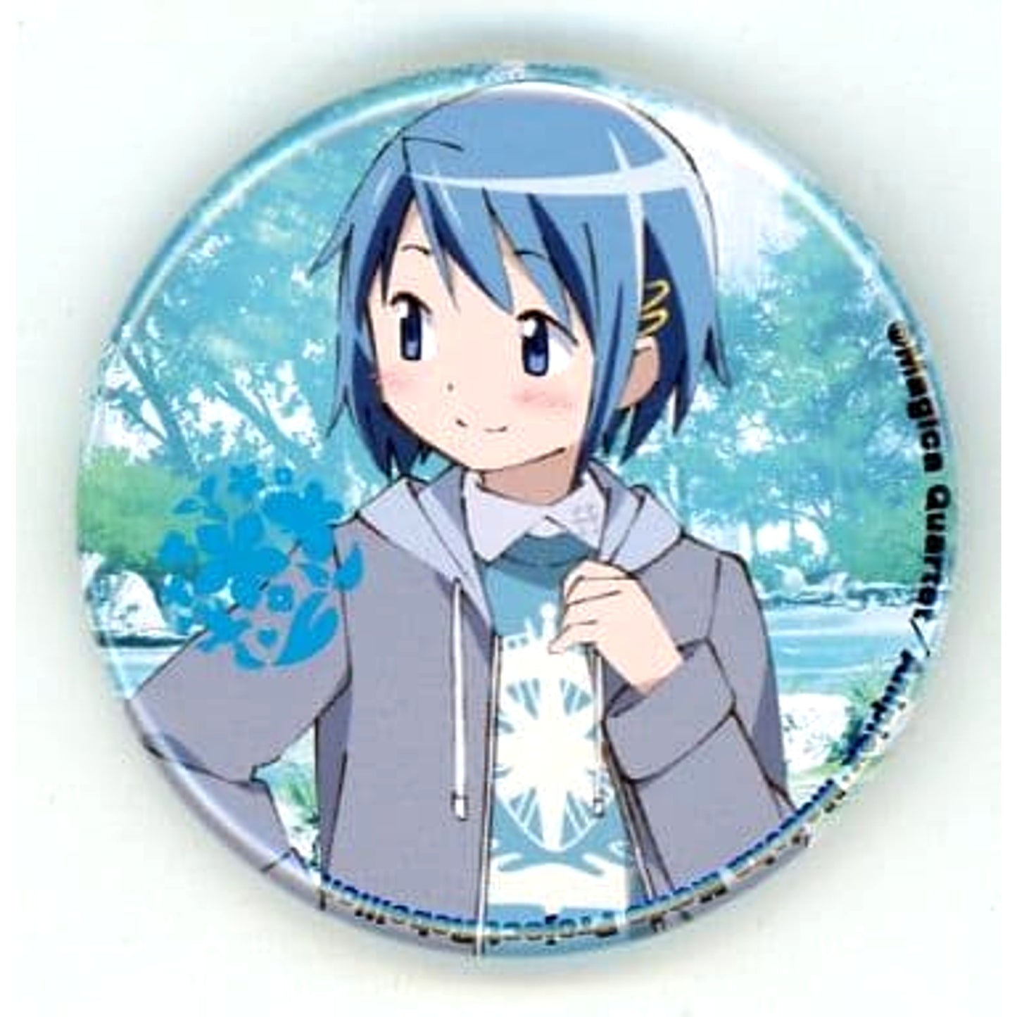 Puella Magi Madoka Magica The Movie Rebellion Sayaka Miki Can Badge Earth Music & Ecology Japan Label Limited Buttons [USED]