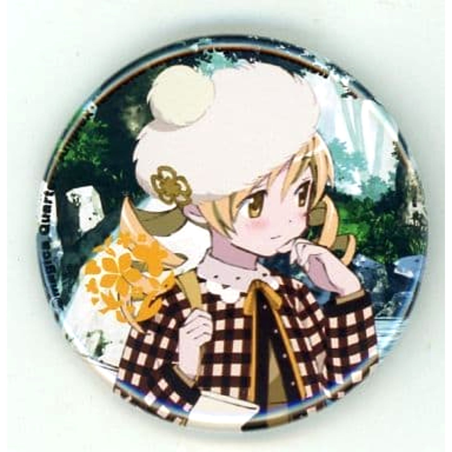 Puella Magi Madoka Magica The Movie Rebellion Mami Tomoe Can Badge Earth Music & Ecology Japan Label Limited Buttons [USED]