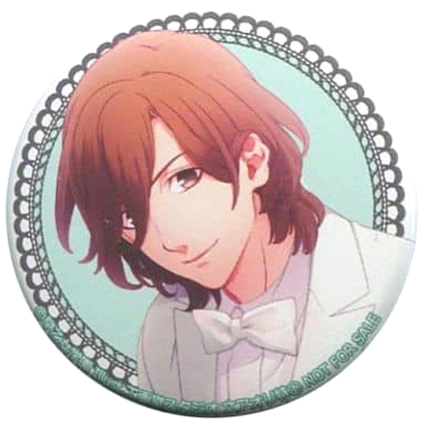 Uta no Prince Sama Reiji Kotobuki Can Badge Bunkyodo Limited CD: Quartet Idol Song 5-Volume Purchase Bonus Buttons [USED]