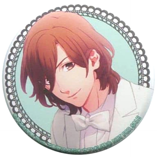 Uta no Prince Sama Reiji Kotobuki Can Badge Bunkyodo Limited CD: Quartet Idol Song 5-Volume Purchase Bonus Buttons [USED]