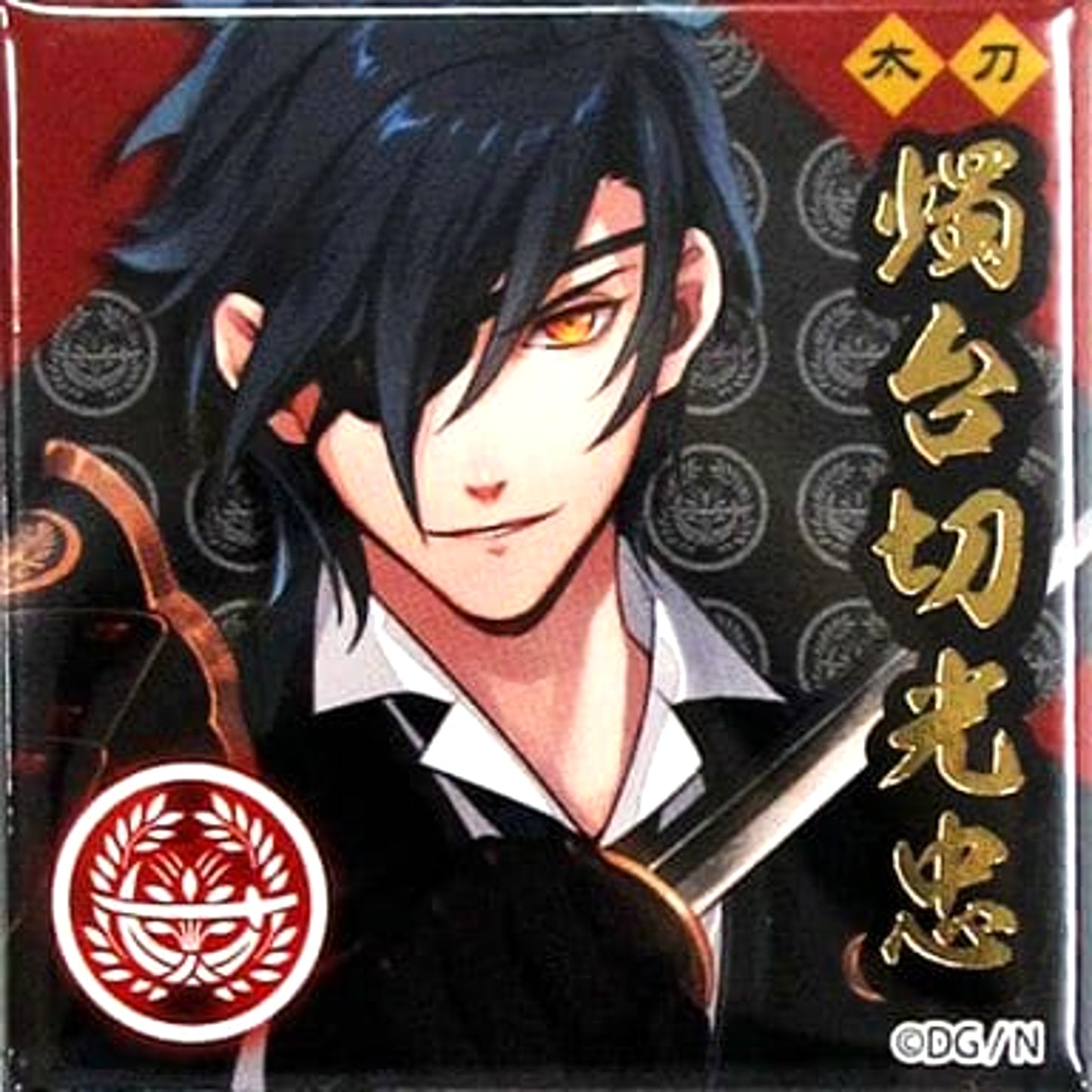 Touken Ranbu ONLINE Shokudaikiri Mitsutada Trading Badge Collection Vol.1 Buttons [USED]