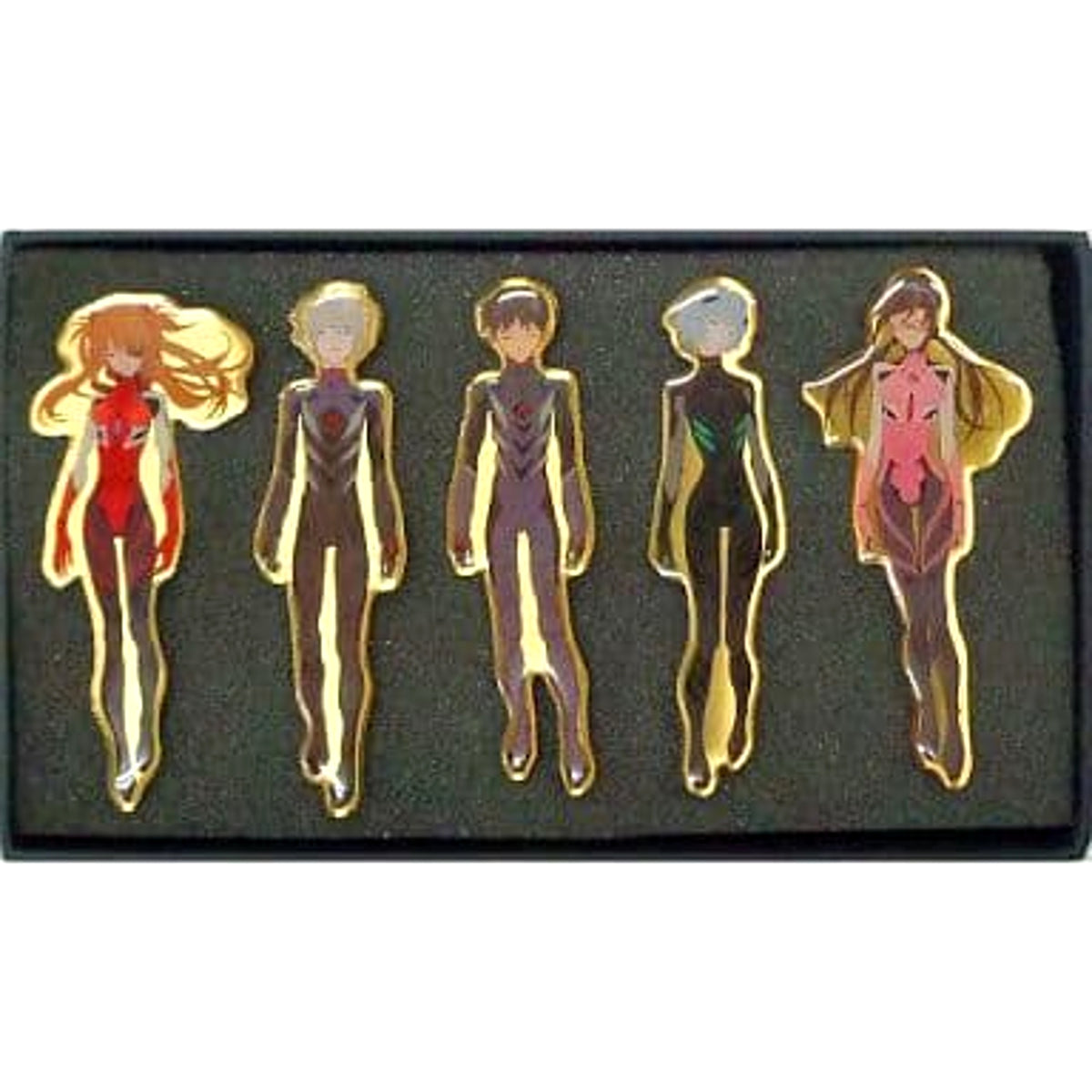 Evangelion: 3.0 You Can (Not) Redo Shinji Ikari & Others Pins Set Evangelion Exhibition Limited Set of 5 Pins [USED]