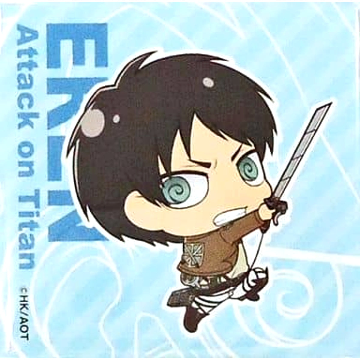 Ellen Yeager Attack on Titan Square Button Character Pop Store Limited [USED]