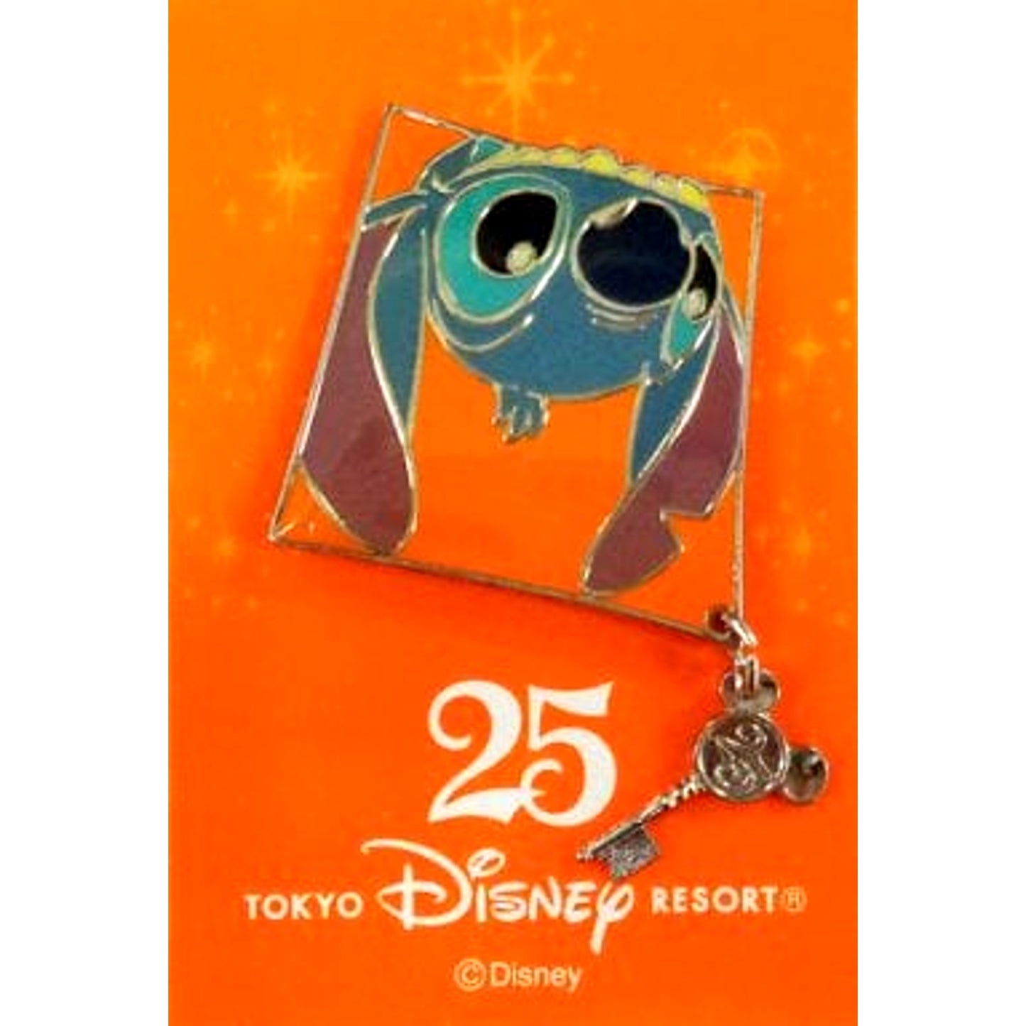 Lilo & Stitch Stitch Original Pin Tokyo Disney Resort Limited 25th Anniversary Commemorative Items Distributed to Visitors Other-Goods [USED]