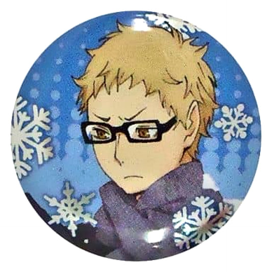 Kei Tsukishima Haikyu!! Chara Badge Collection Winter Ver. [USED]