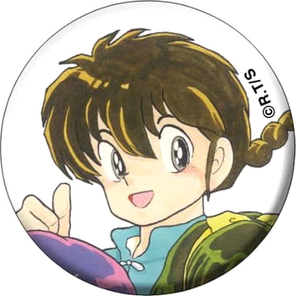 Rumik Collection Ranma Saotome Character Badge Collection A Buttons [USED]