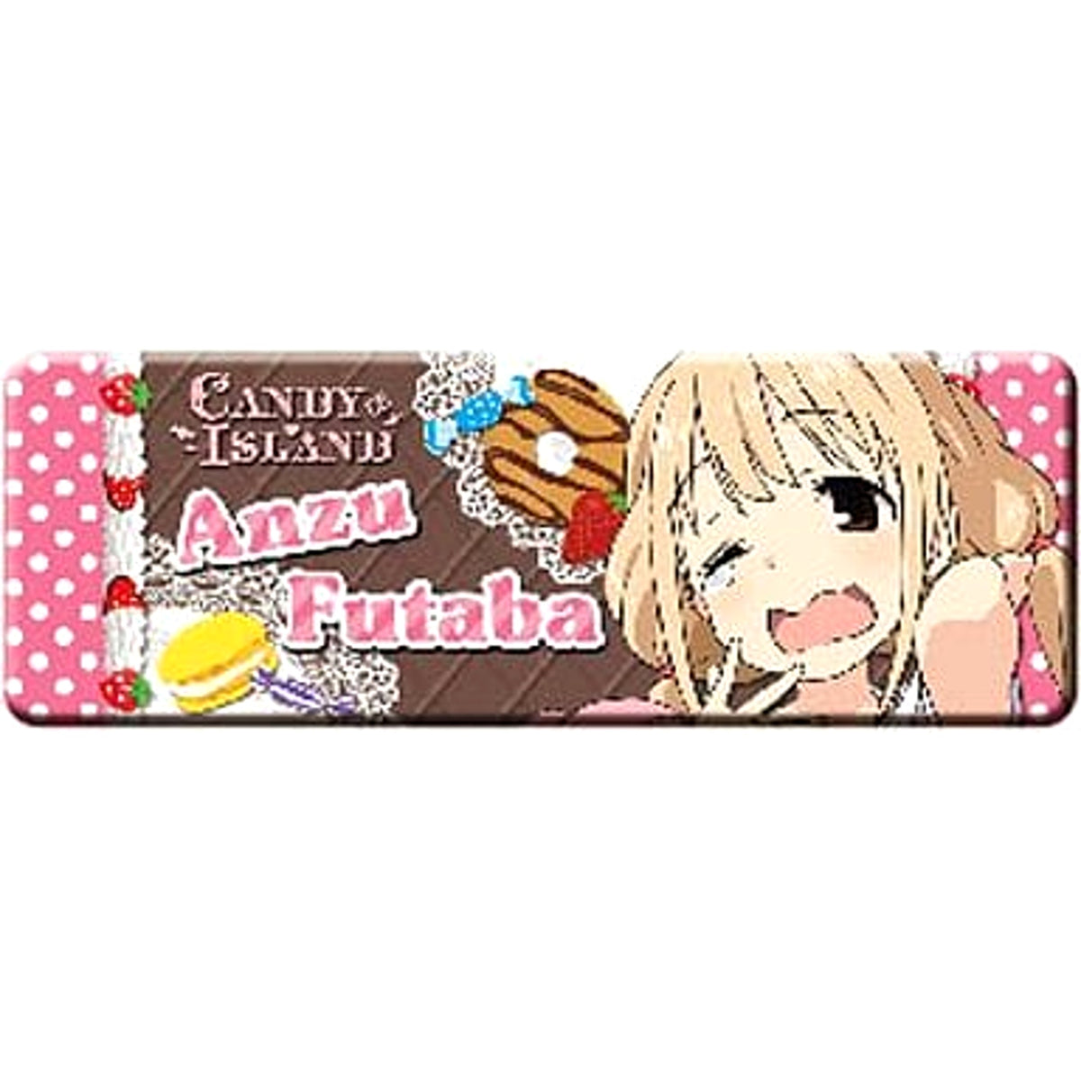 THE IDOLM@STER Cinderella Girls Anzu Futaba Long Can Badge Collection Buttons [USED]
