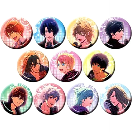 Uta no Prince Sama Cecil Aijima & Others Trading Can Badge SHUFFLE UNIT CD Ver. All 11 Types Set Buttons [USED]