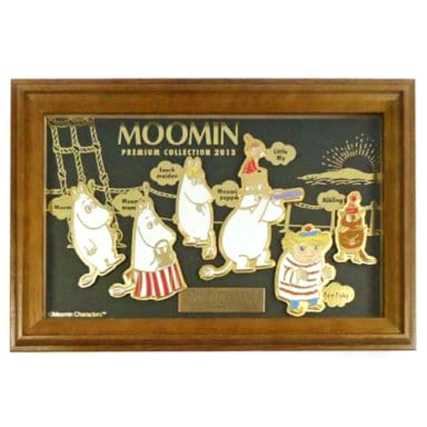 Moomin Pins Set Moomin Premium Collection Exclusive Set of 6 Pins [USED]