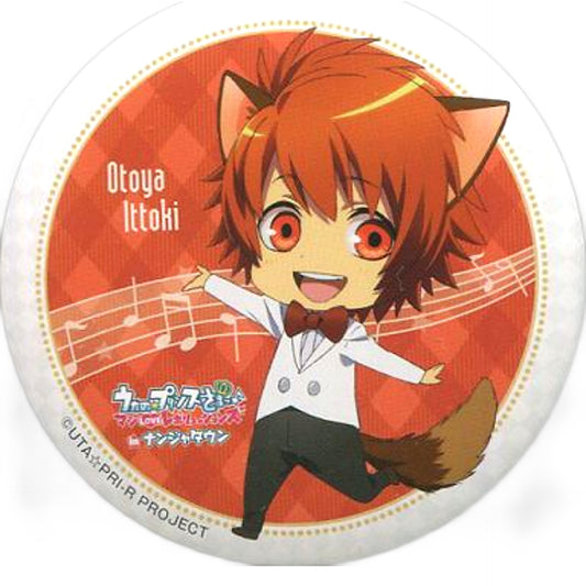 Otoya Ittoki Uta no Prince Sama Maji Love Revolutions In Namja Town 2015 Garapon Prize C Can Badge [USED]