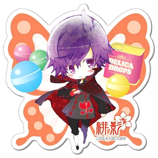 Psychedelica of the Black Butterfly Hikage Sweets Time Collection Acrylic Badge Other-Goods [USED]