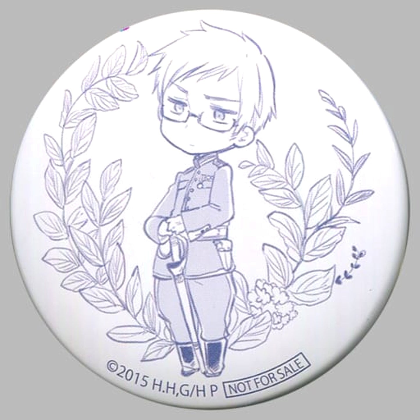 Hetalia The World Twinkle Sweden B Can Badge Anime Distribution Start Commemorative Campaign Fair Bonus Buttons [USED]