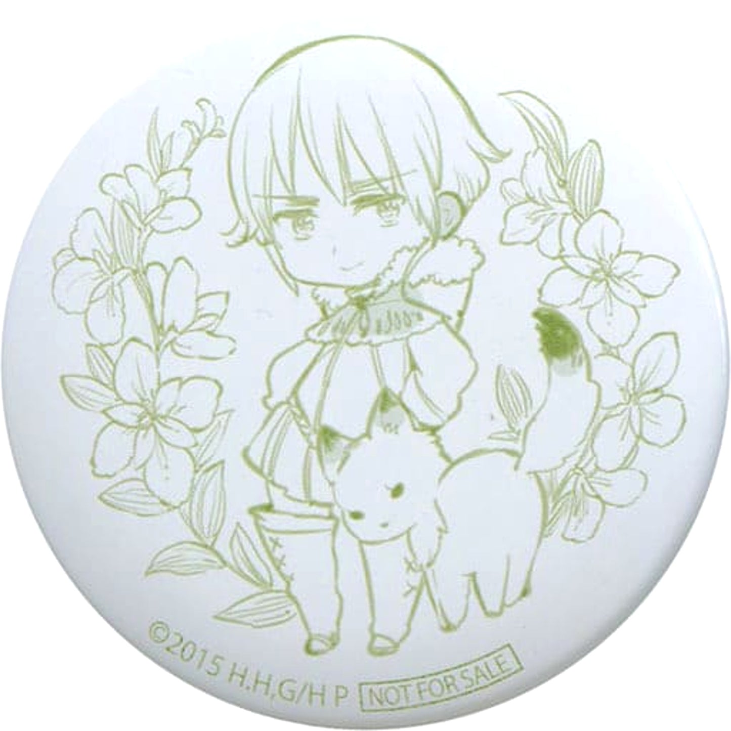 Hetalia The World Twinkle Greenland H Can Badge Anime Distribution Start Commemorative Campaign Fair Bonus Buttons [USED]