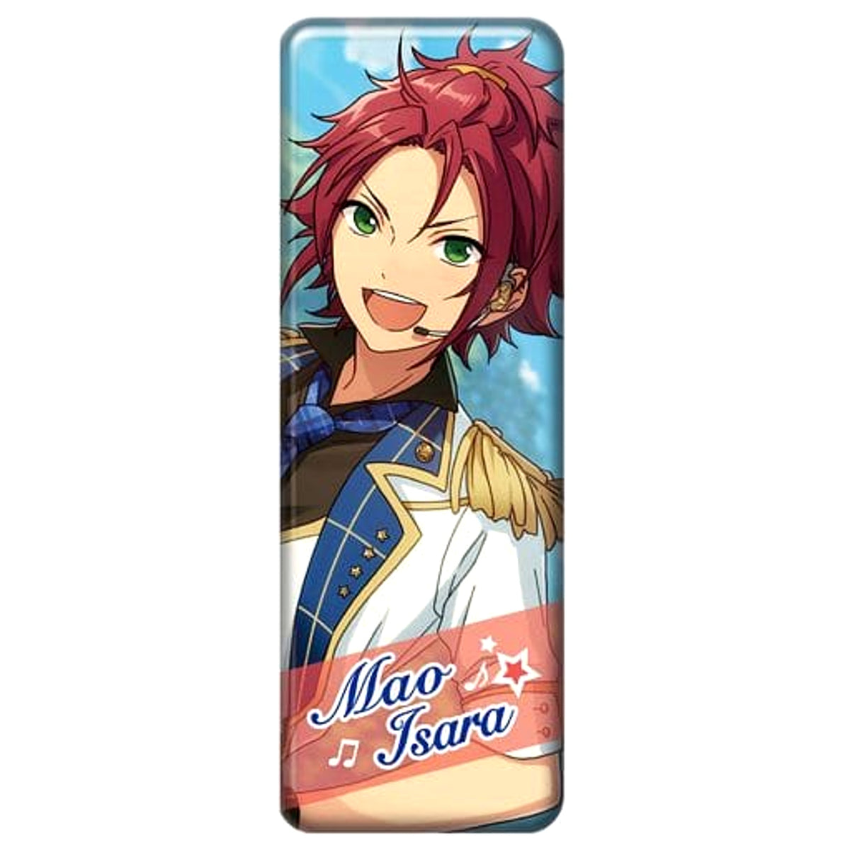 Ensemble Stars! Mao Isara Long Can Badge Collection 1 Buttons [USED]
