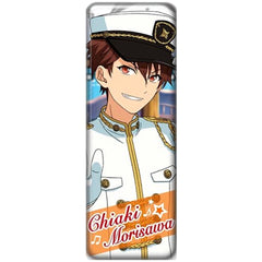 Ensemble Stars! Chiaki Morisawa Military Uniform Long Can Badge Collection 1 Box Purchase Privilege Buttons [USED]