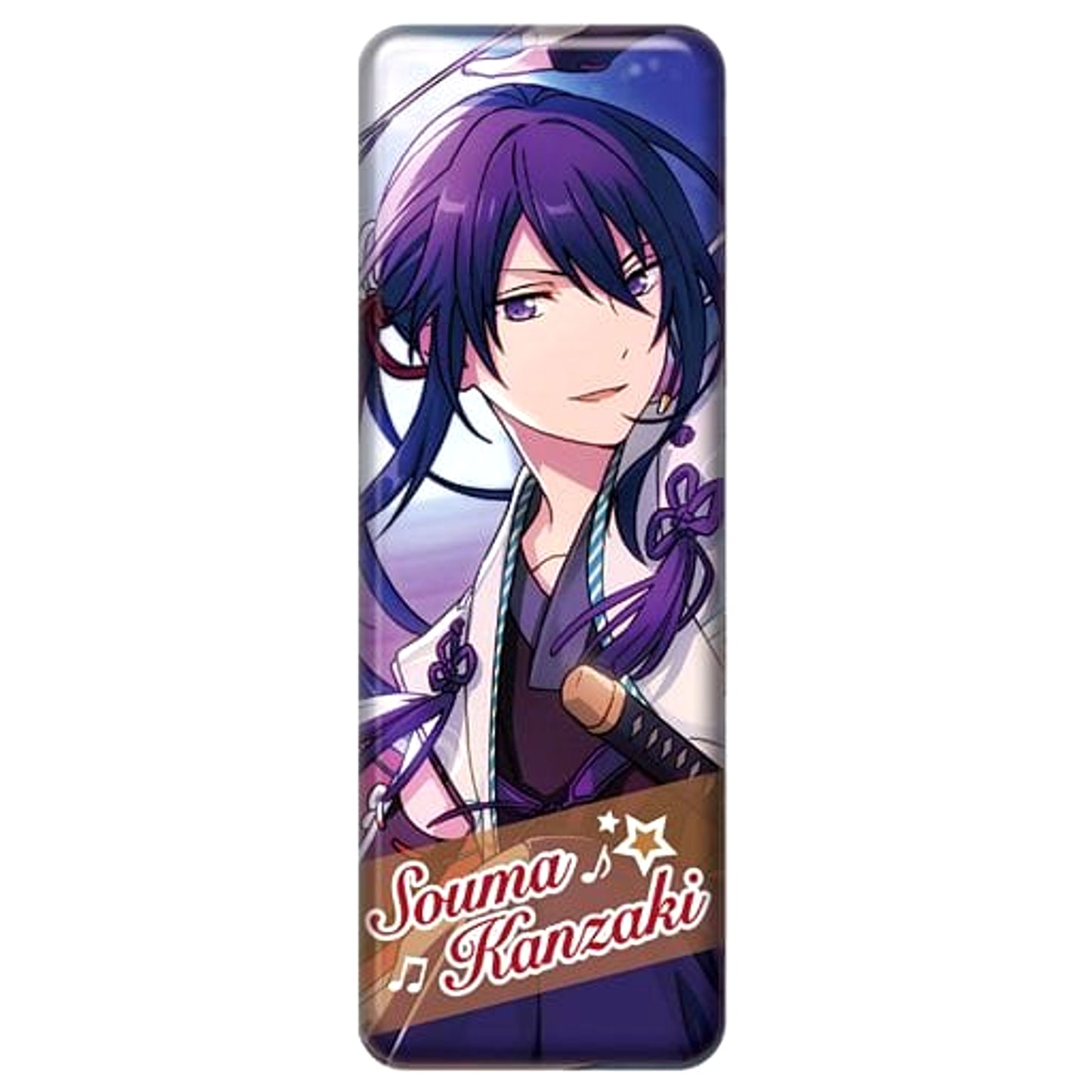 Ensemble Stars! Souma Kanzaki Long Can Badge Collection 2 Buttons [USED]