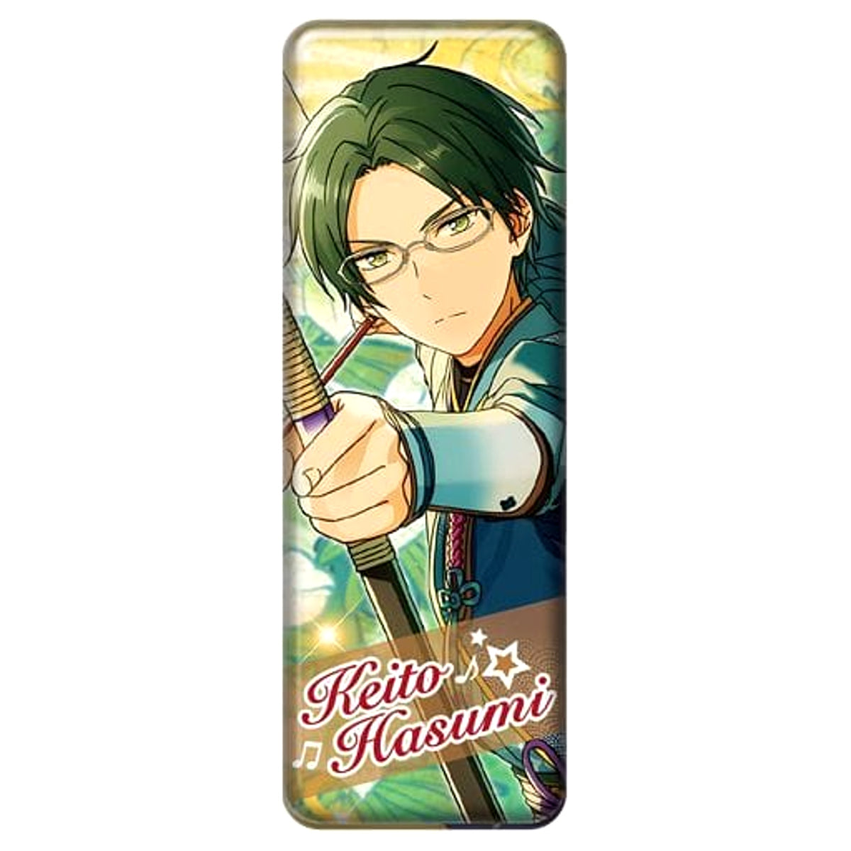Ensemble Stars! Keito Hasumi Long Can Badge Collection 2 Buttons [USED]