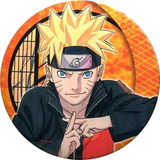 Naruto Uzumaki Naruto Collection Button Serialization Completion Commemoration Masashi Kishimoto NARUTO Exhibition [USED]
