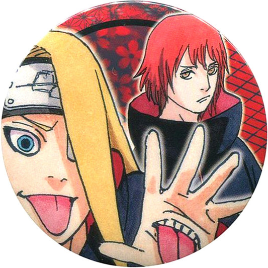 Deidara, Sasori Naruto Collection Button Serialization Completion Commemoration Masashi Kishimoto NARUTO Exhibition [USED]