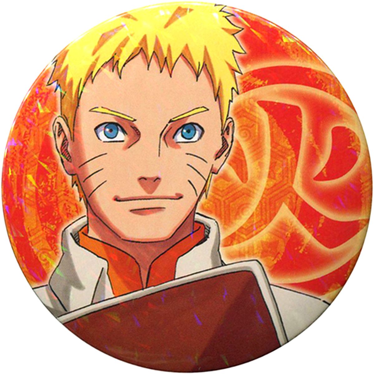 Naruto Uzumaki Rare Hokage Ver. Naruto Collection Button Serialization Completion Commemoration Masashi Kishimoto NARUTO Exhibition [USED]