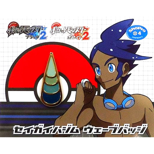 Humilau Gym Pokemon G Wave Badge Badge Collection Black 2 White 2 [USED]