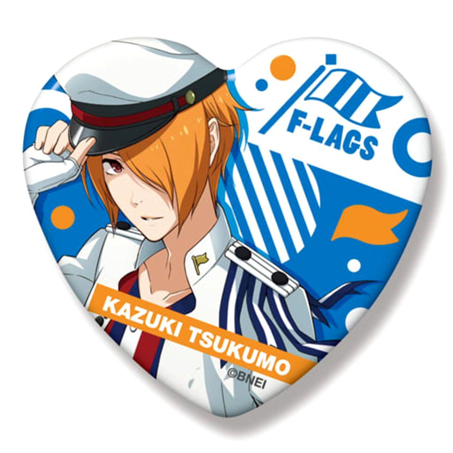 Kazuki Tsukumo THE IDOLM@STER SideM Heart Button [USED]