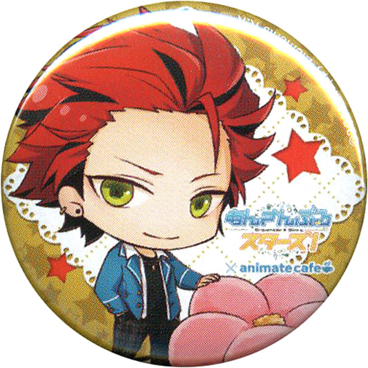 Ensemble Stars! Kuro Kiryu Trading Can Badge Part 2 animate cafe Limited Buttons [USED]