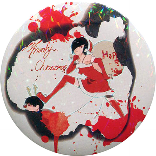 Tokyo Ghoul Touka Kirishima Santa Claus Rhea Collection Can Badge Buttons [USED]