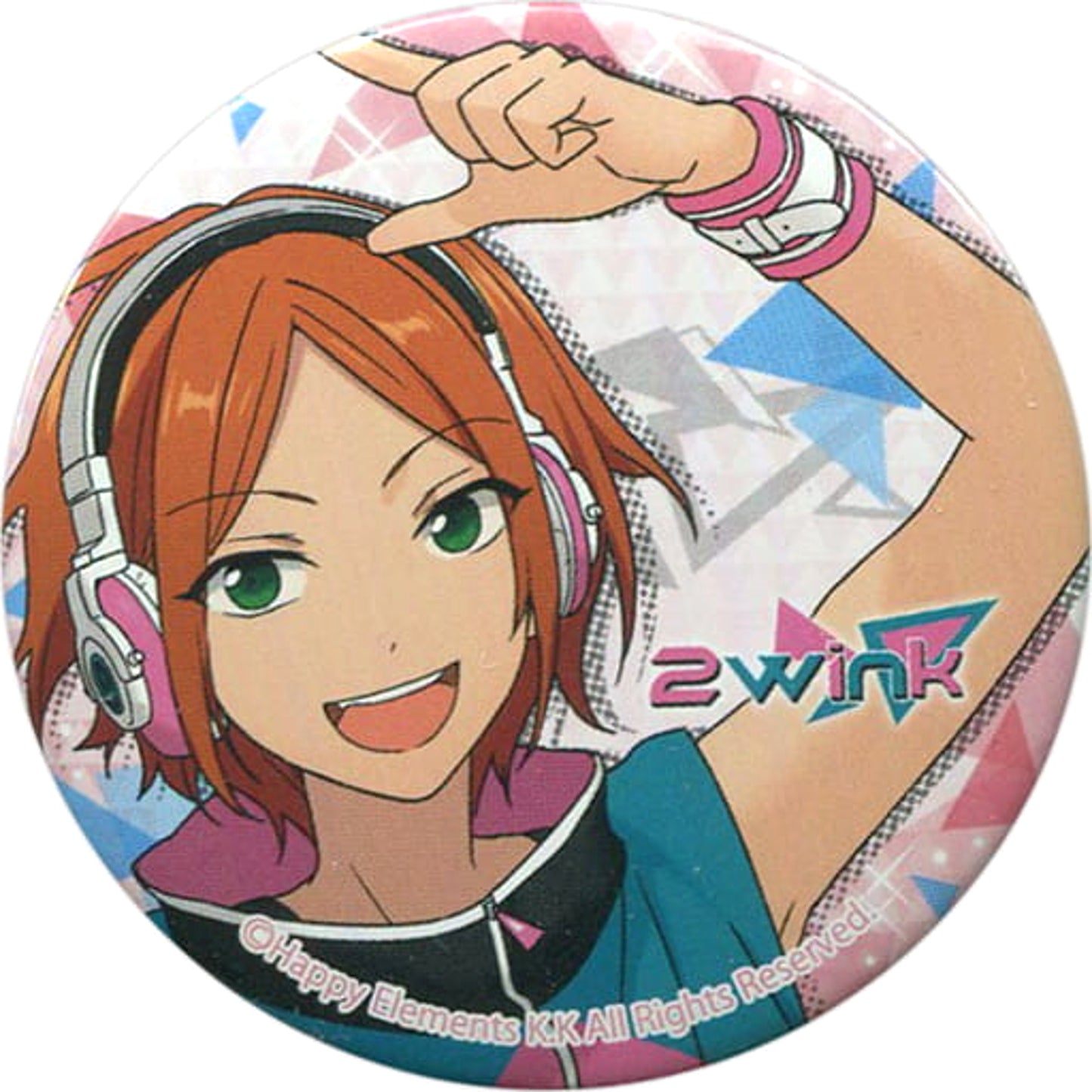 Ensemble Stars! Hinata Aoi Character Badge Collection A Buttons [USED]