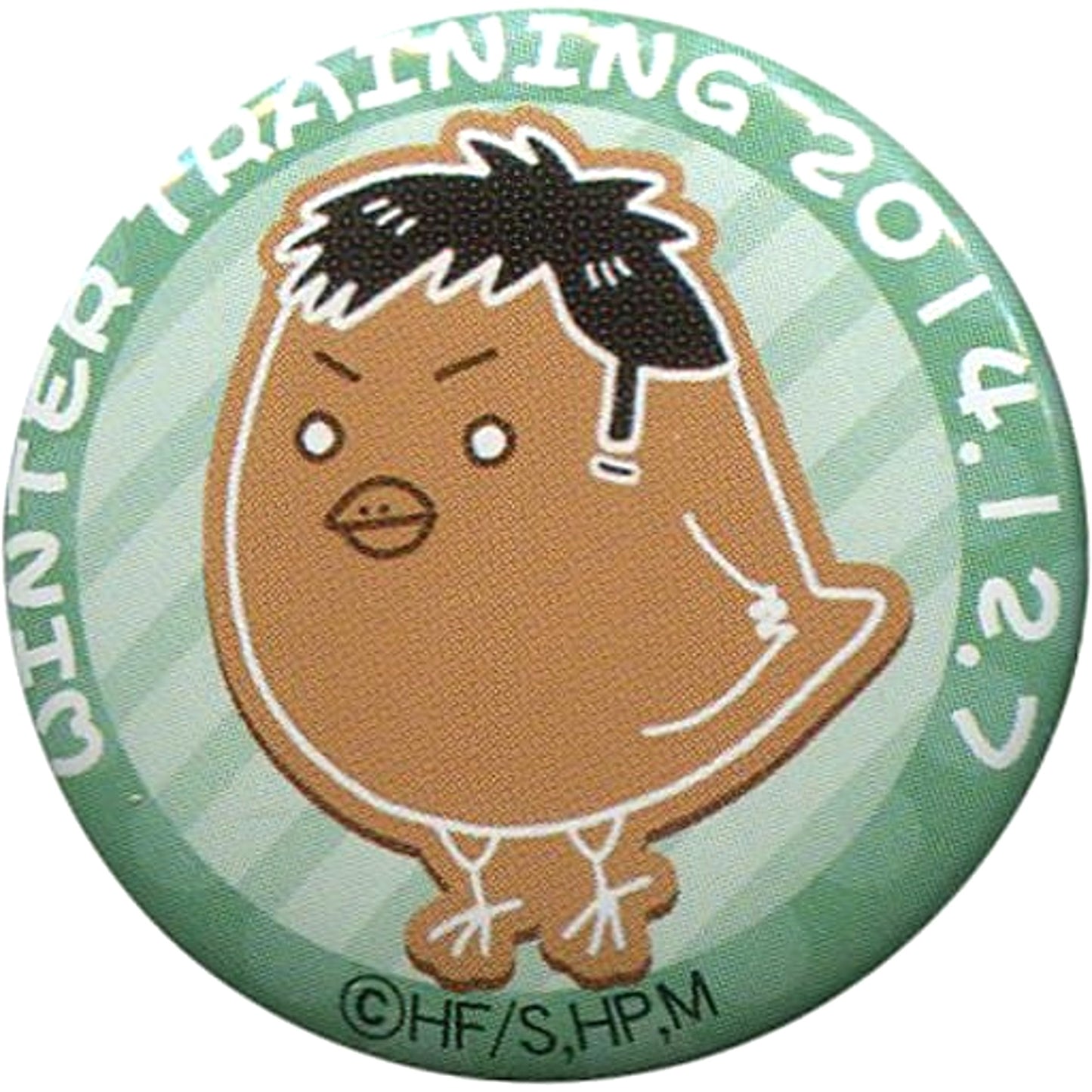 Haikyu!! Daichi Sawamura Hinagarasu Character Badge Collection Mezase! Itadaki no Keshiki! Karasuno High School Volleyball Club Winter Training Camp Limited Buttons [USED]