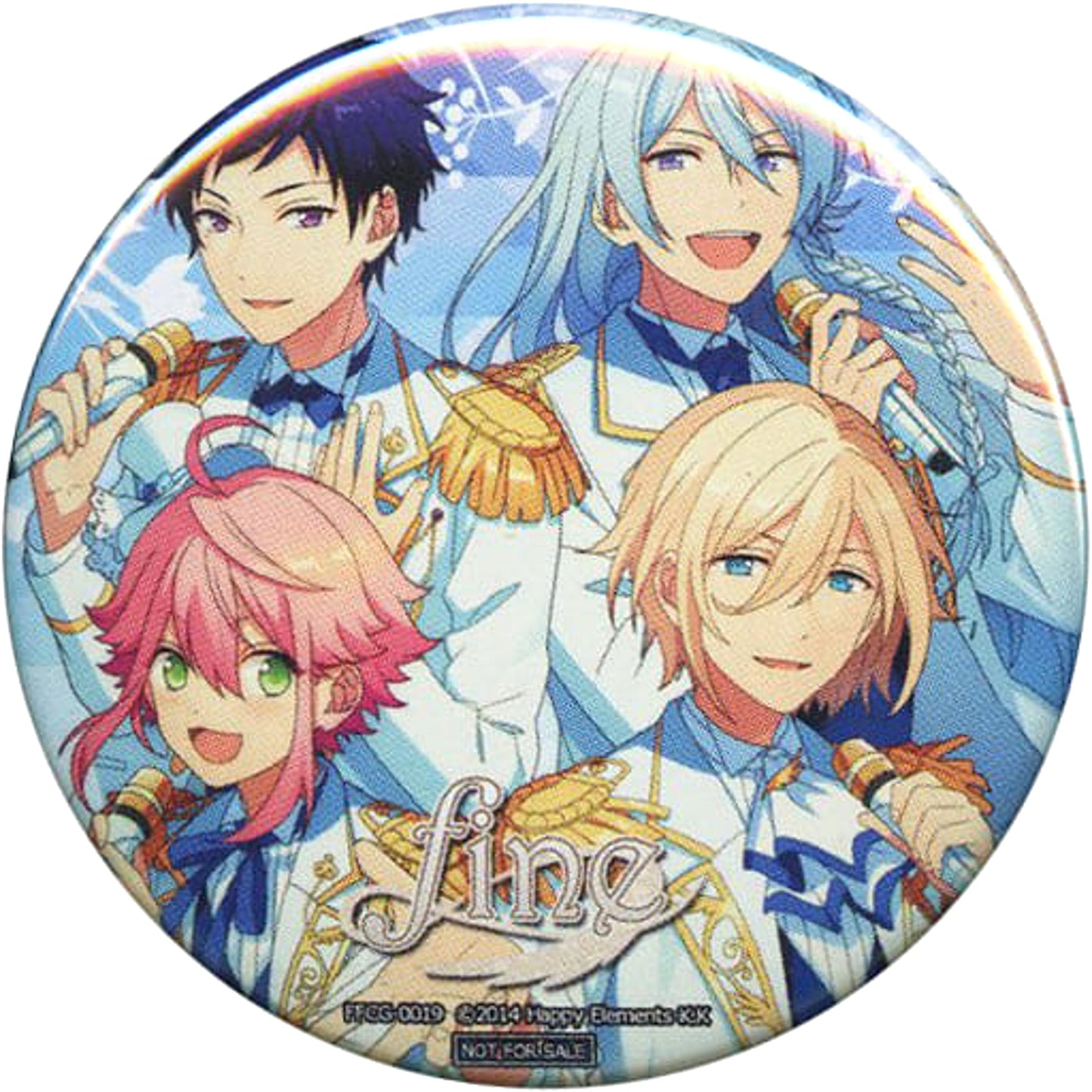 Ensemble Stars! fine Jacket Pattern Can Badge animate Limited Unit Song CD Vol.3 Purchase Bonus Buttons [USED]