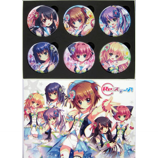 Re: Stage! Mana Shikimiya & Others Can Badge 1st Collection C89 Limited Set of 6 Buttons [USED]