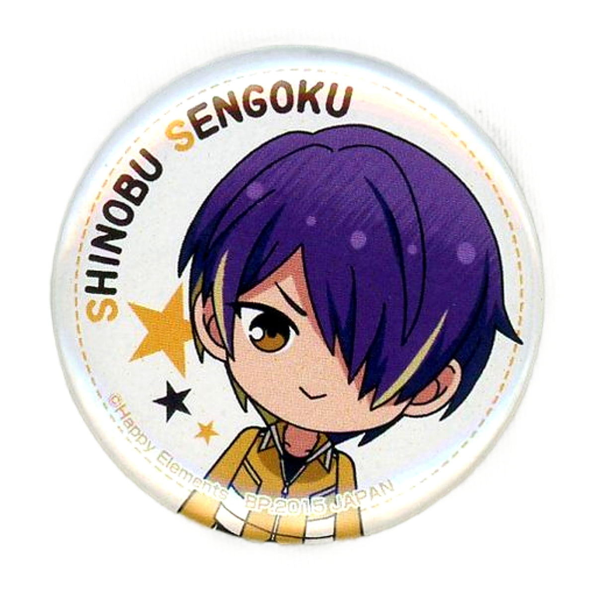 Shinobu Sengoku Ensemble Stars! Ichiban Kuji MINI Can Badge Omikuji Can Badge [USED]
