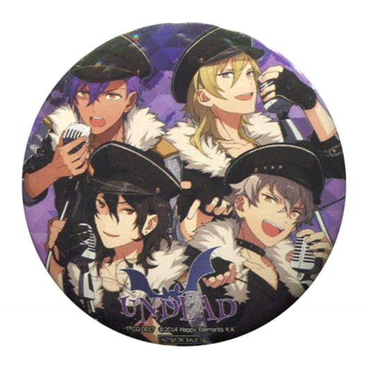 Ensemble Stars! UNDEAD Jacket Pattern Can Badge animate Limited Unit Song CD Vol.1 Purchase Bonus Buttons [USED]