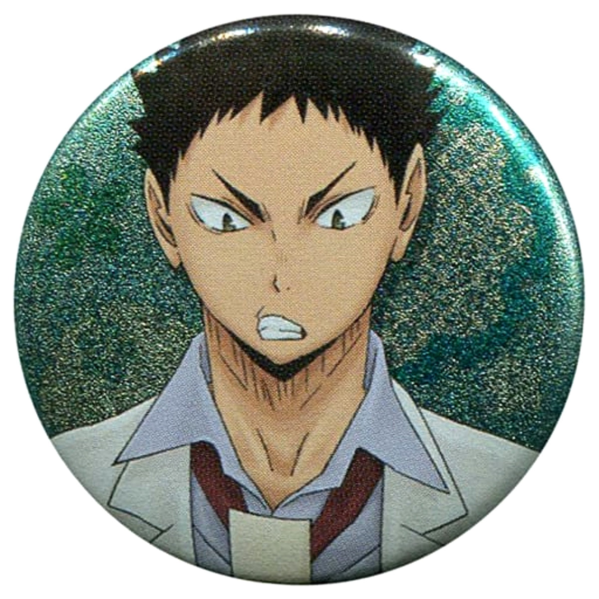 Haikyu!! Hajime Iwaizumi Ichiban Omikuji Can Badge Second Season! Special Can Badge Prize A Buttons [USED]