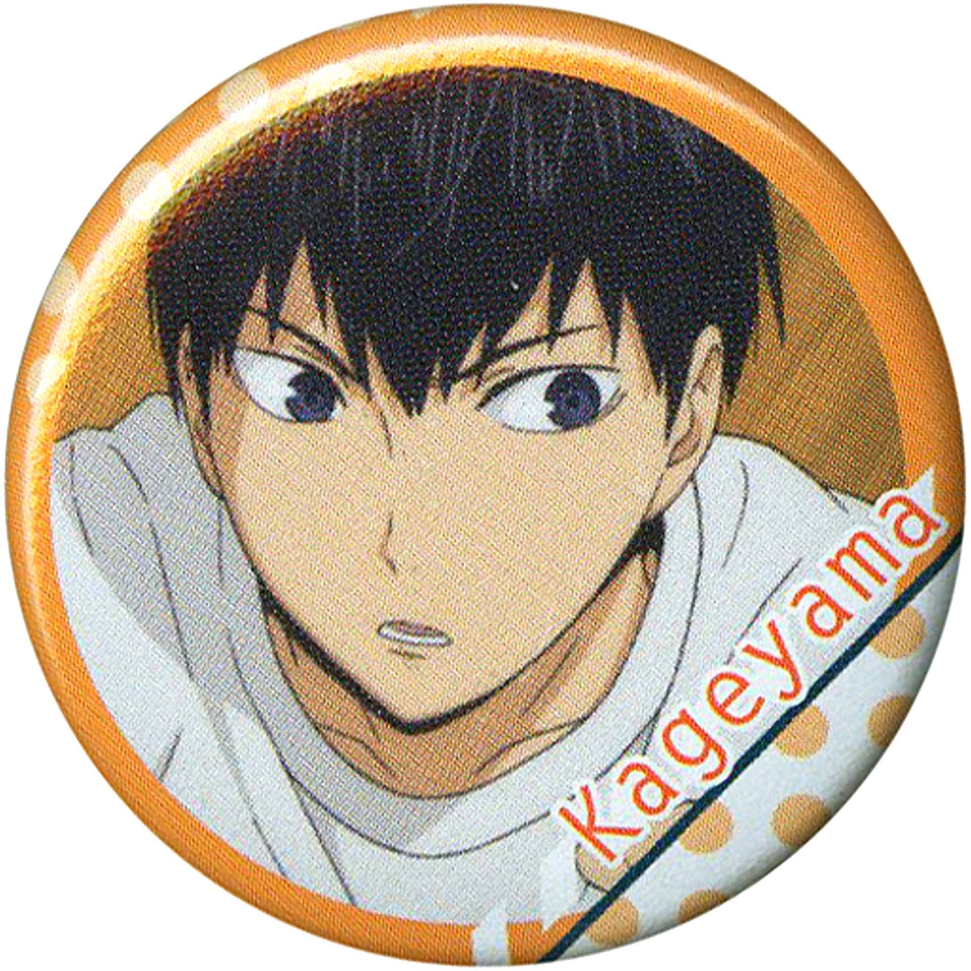 Tobio Kageyama Haikyu!! Orange Edge Button Ichiban Omikuji Button Second Season! B Prize [USED]