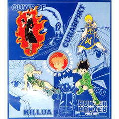 Hunter x Hunter Killua Zoldyck & Others Pins Set 5 Piece Set Pins [USED]