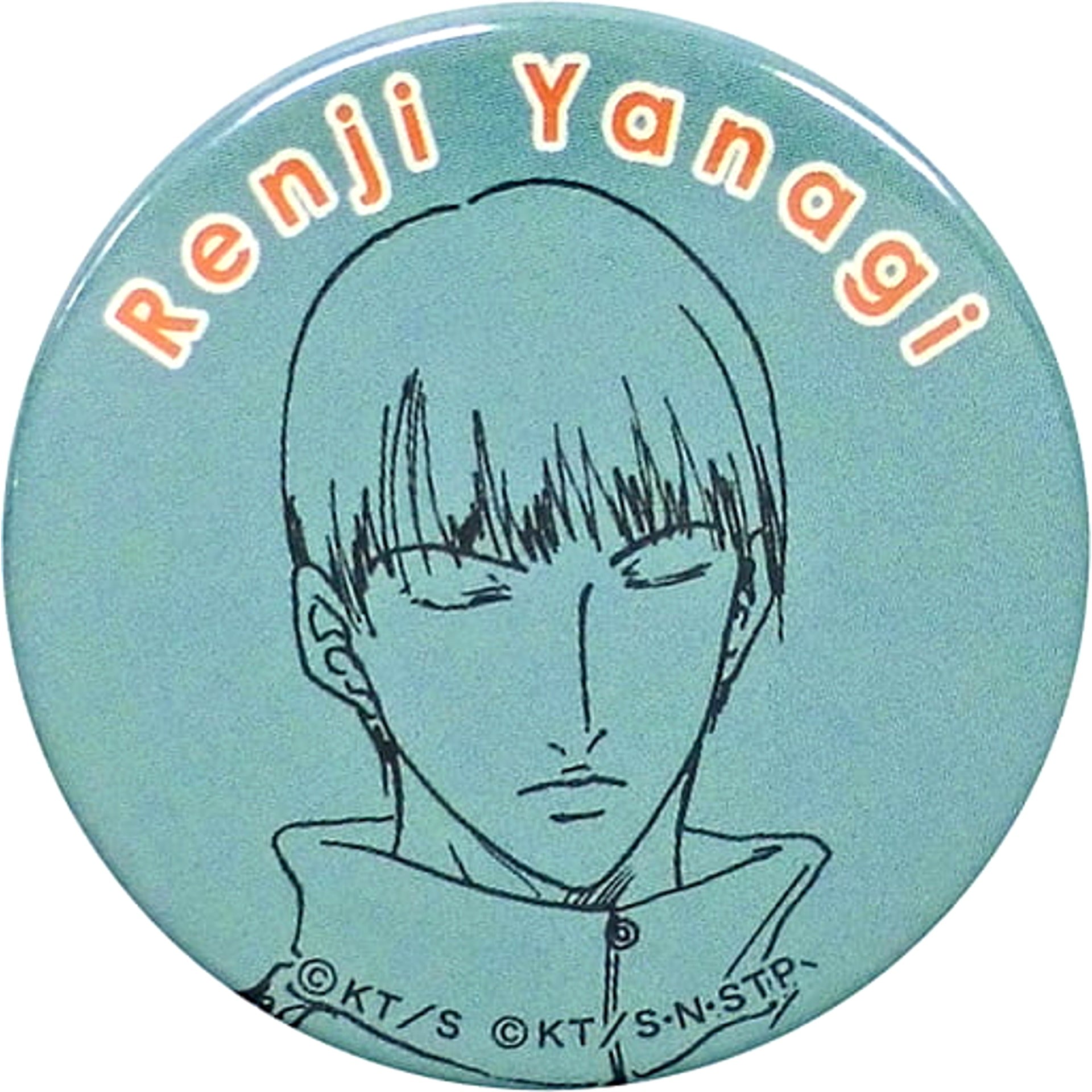 Renji Yanagi Button Featuring 200 Unprecedented Characters by Takeshi Konomi Takeshi Konomi Surprise LIVE Solo Tenipuri Festa Exclusive [USED]