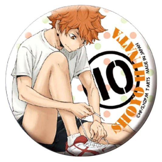 Haikyu!! Season 2 Shoyo Hinata Trading Can Badge Preparation Buttons [USED]