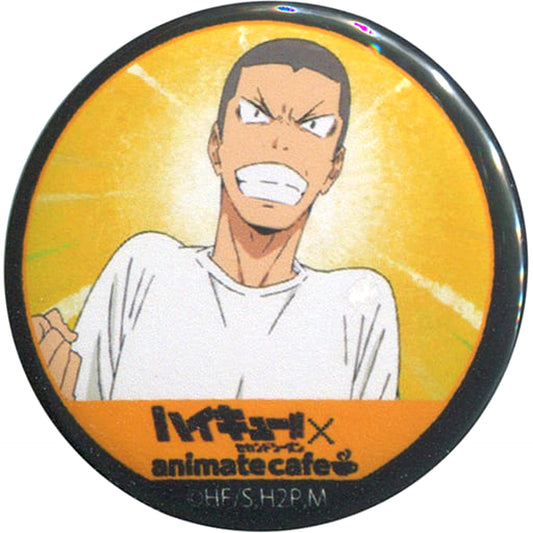 Tanaka Ryunosuke Haikyu!! Season 2 Random Button animate cafe Limited [USED]