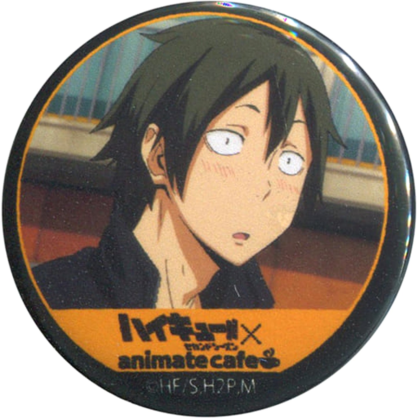 Haikyu!! Season 2 Tadashi Yamaguchi Trading Can Badge animate cafe Limited Buttons [USED]