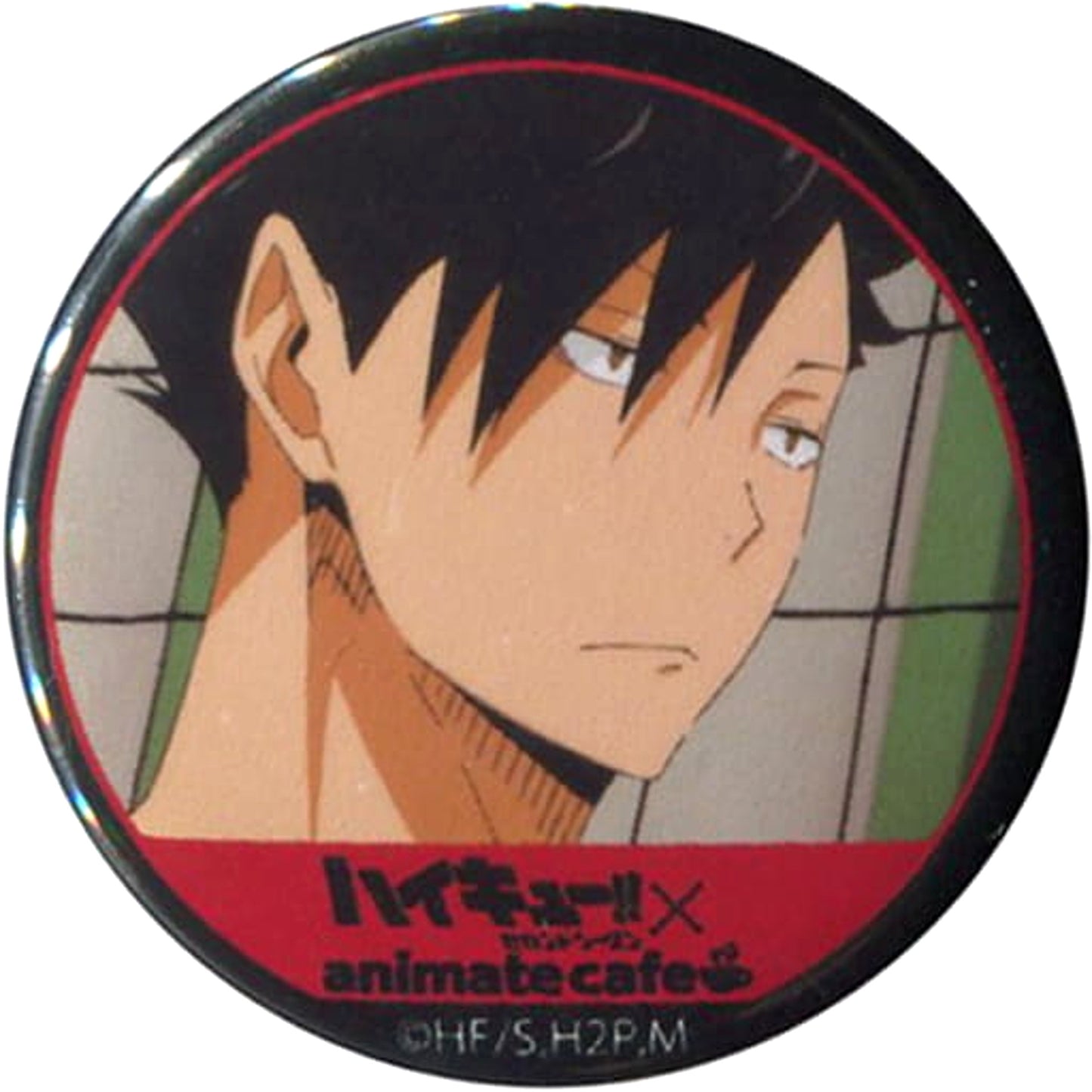 Haikyu!! Season 2 Tetsuro Kuroo Trading Can Badge animate cafe Limited Buttons [USED]