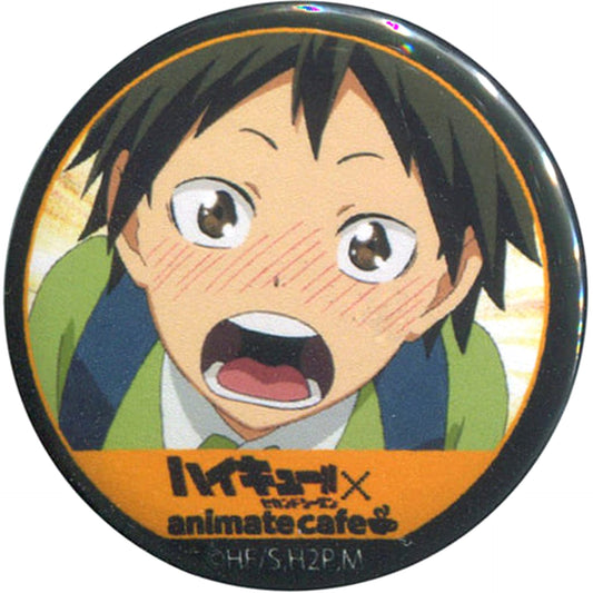 Haikyu!! Season 2 Tadashi Yamaguchi Childhood Trading Can Badge animate cafe Limited Buttons [USED]