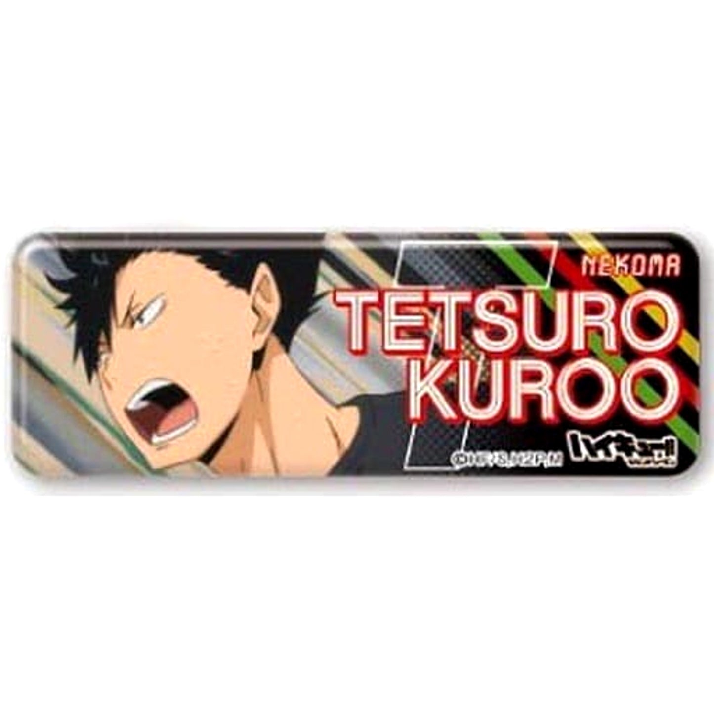 Haikyu!! Season 2 Tetsuro Kuroo Long Can Badge Collection 3 Buttons [USED]