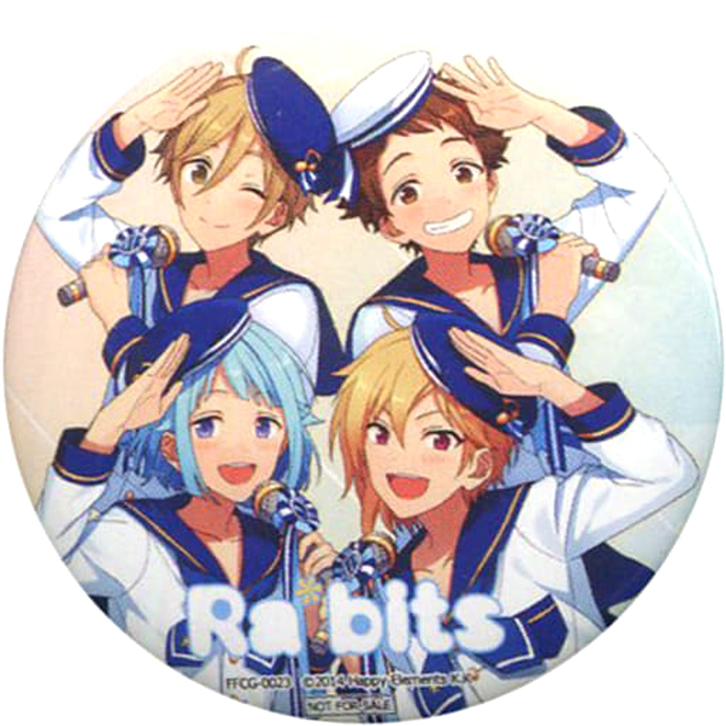 Ensemble Stars! Ra*bits Jacket Pattern Can Badge animate Limited Unit Song CD Vol.7 Purchase Bonus Buttons [USED]