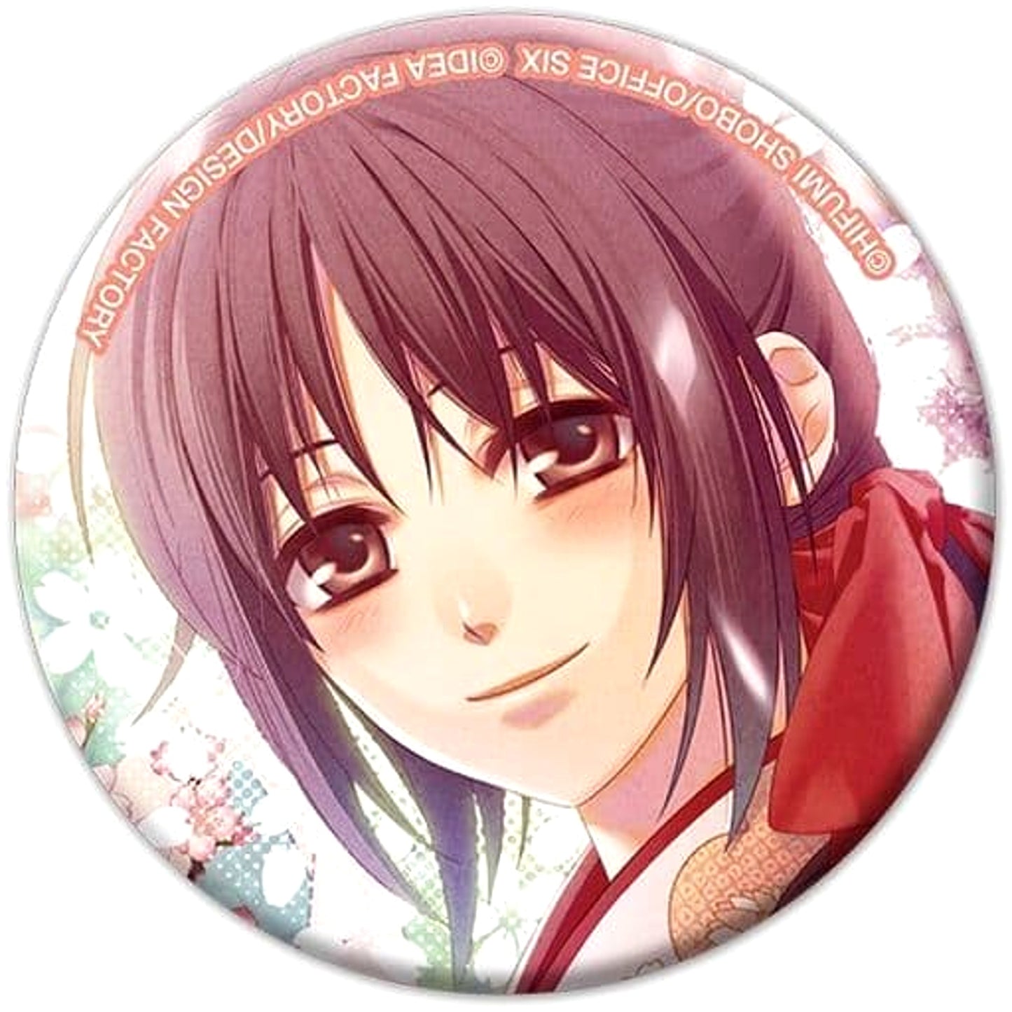 Hakuouki Chizuru Yukimura Kira Can Badge Collection Vol.4 Otomate Limited Buttons [USED]