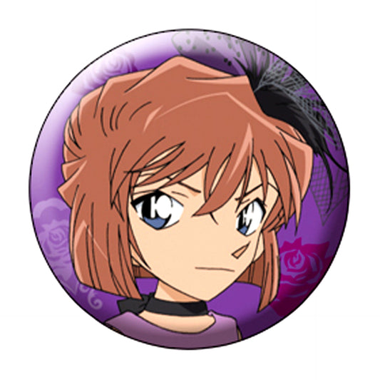 Ai Haibara Purple Dress Detective Conan Character Badge Collection with Card Full of Haibara [USED]