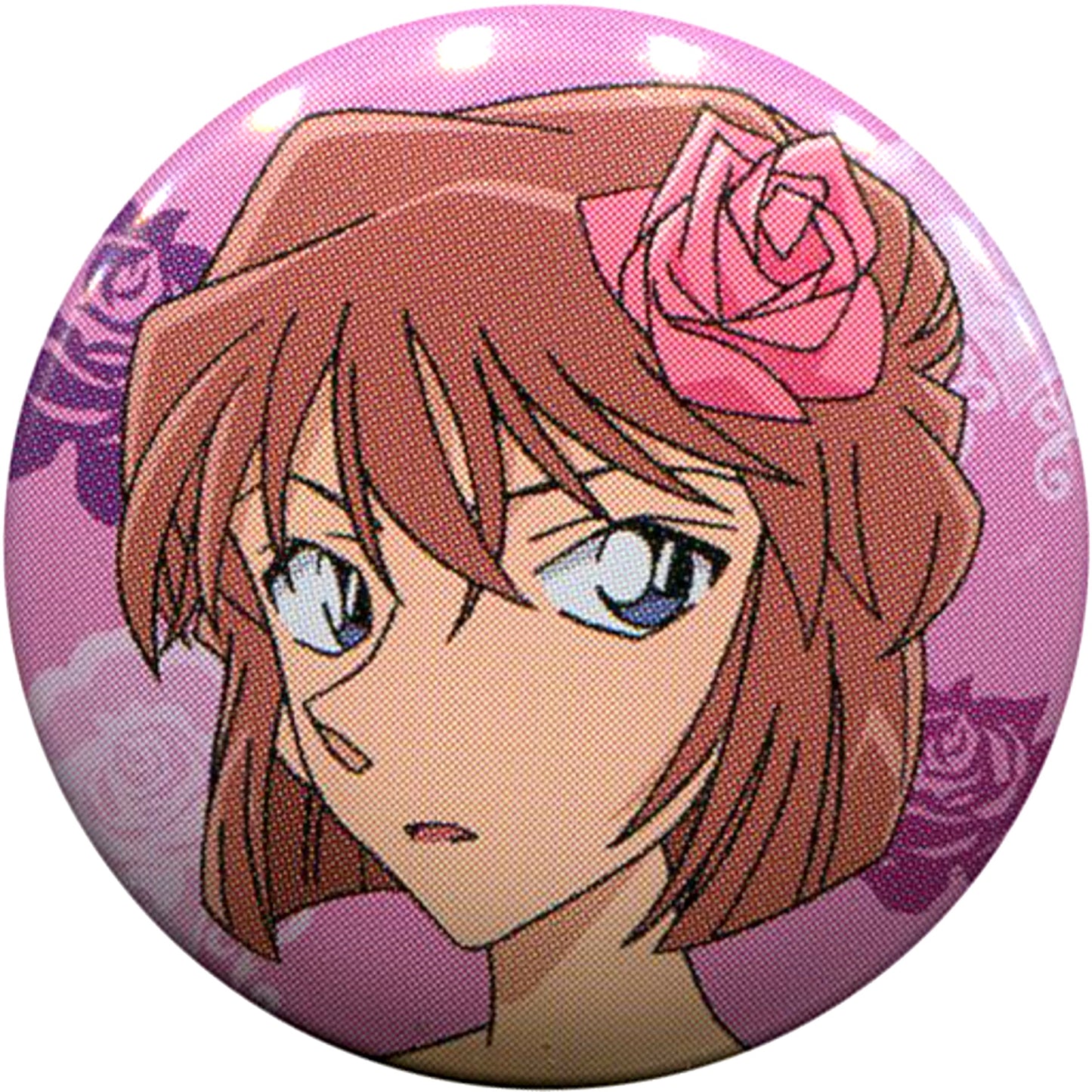 Ai Haibara Shiho Miyano Secret Detective Conan Character Badge Collection with Card Full of Haibara [USED]