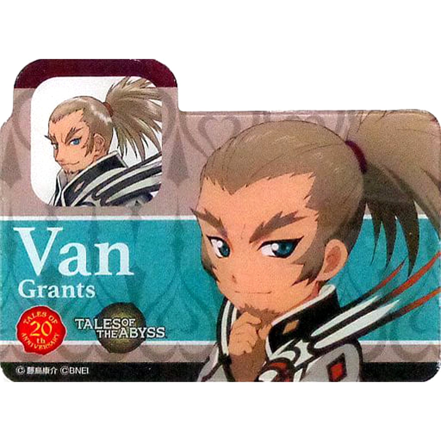 Tales of the Abyss Van Grants Oshimen Name Badge Tales of Festival 2015 Exclusive Buttons [USED]
