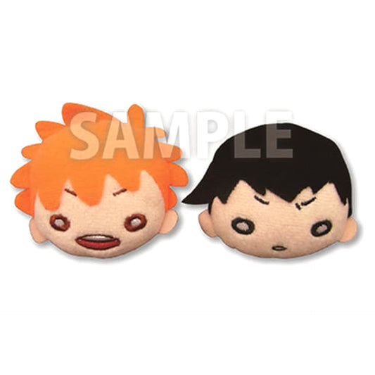 Haikyu!! Shoyo Hinata Tobio Kageyama Nitotan Plush Badge Set Buttons [USED]